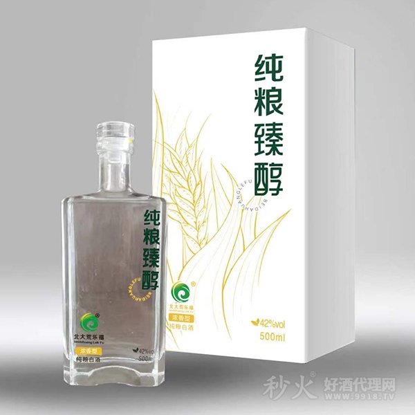 北大荒乐福纯粮臻醇酒42度500ml