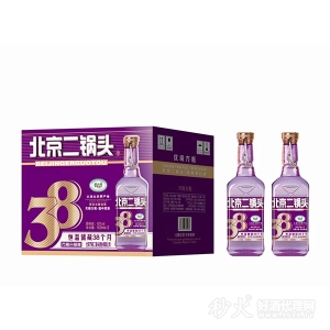 北京二鍋頭酒42度500mlx12瓶