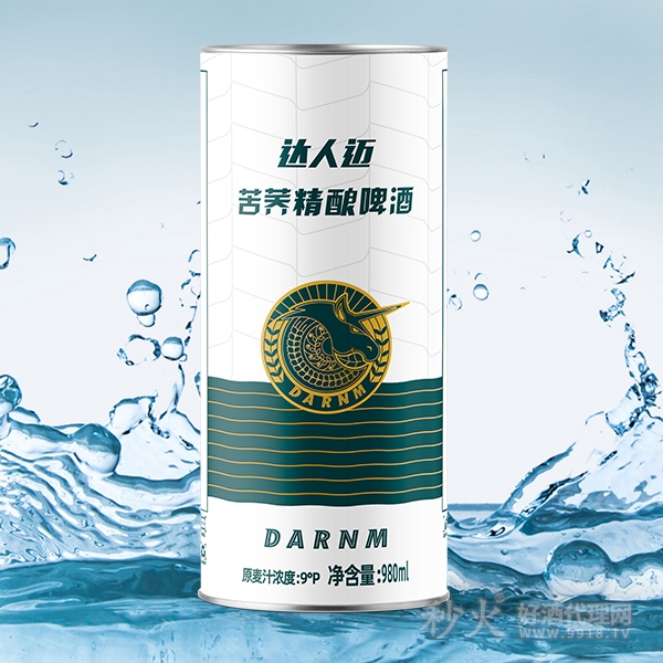 达人迈苦荞精酿啤酒扎啤980ml