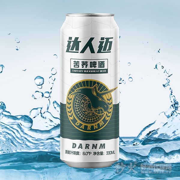 达人迈苦荞啤酒易拉罐500ml