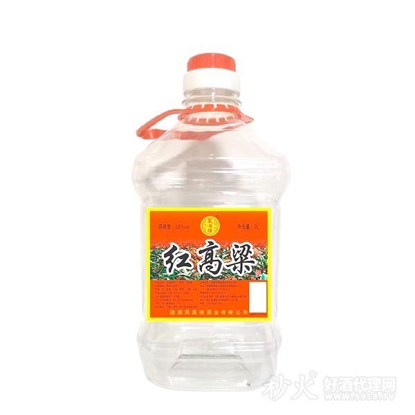 凤满楼红高粱浓香型52度2L