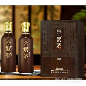 紫茅酱香型白酒53度500mlx2瓶