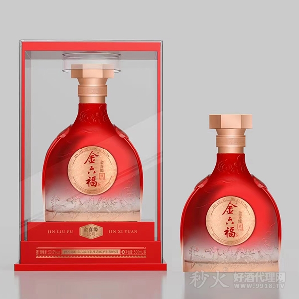 金六福酒金喜缘玖号50.8度500ml