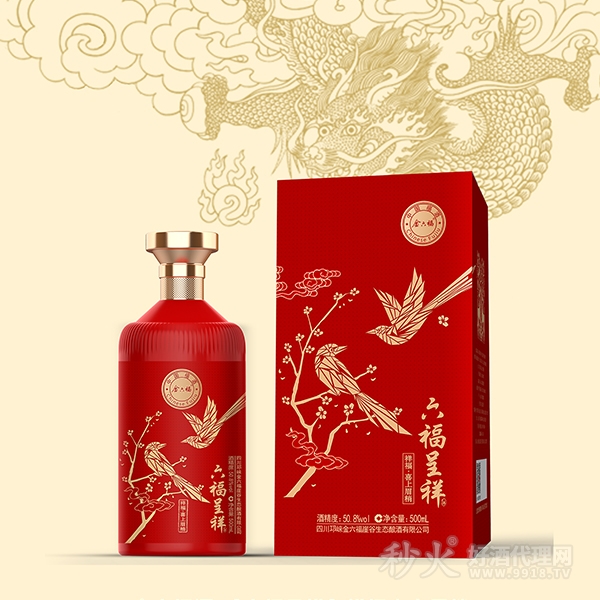 金六福六福呈祥50.8度500ml