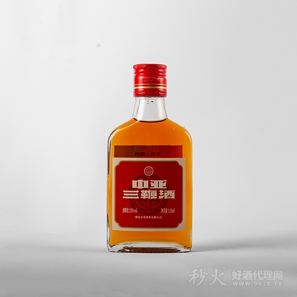中亚三鞭酒35度125ml