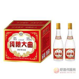 纯粮大曲酒53度475mlx12瓶