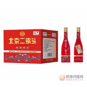 百粮京南春北京二锅头酒52度500mlx12瓶