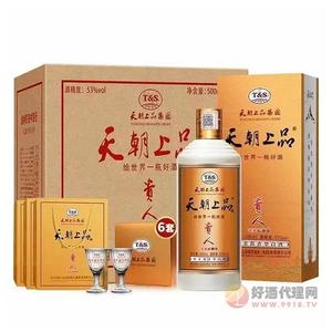 天朝上品酒贵人53度500mlx6瓶