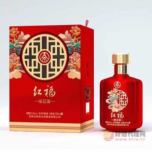 红福绿豆酒52度500ml