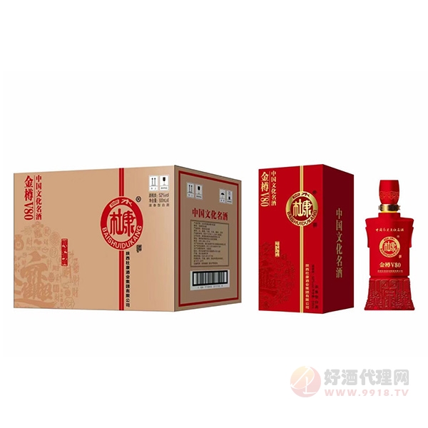 白水杜康金樽V80浓香型500ml