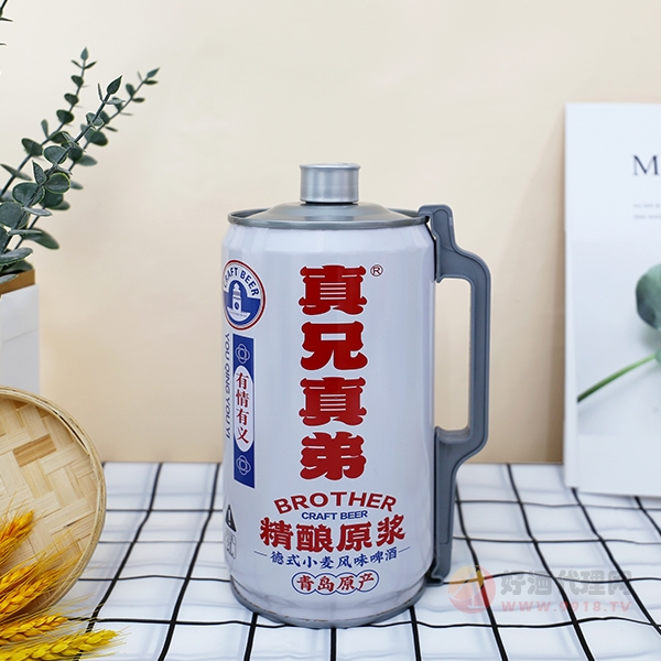 真兄真弟精酿啤酒2L