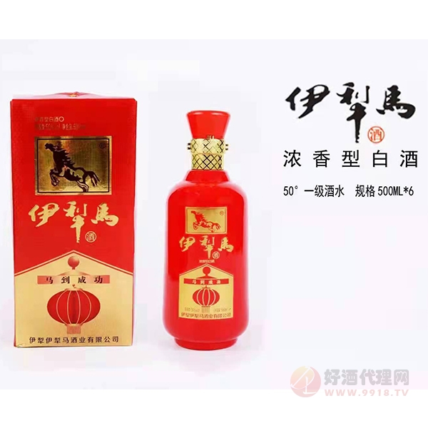 伊犁马酒马到成功浓香型50度500ml