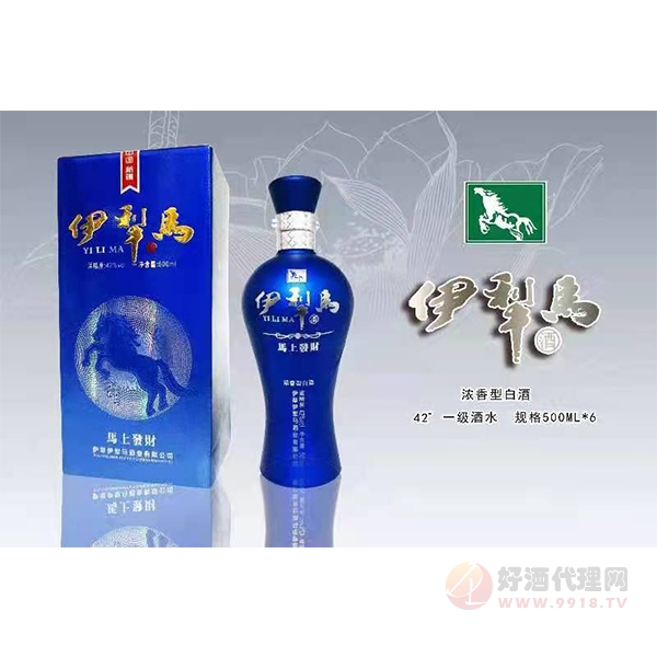 伊犁马酒马上发财浓香型42度500ml