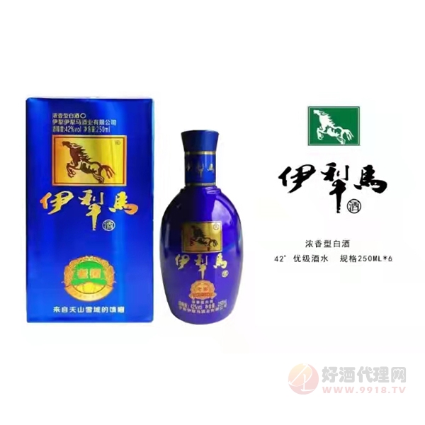 伊犁马酒浓香型42度250ml