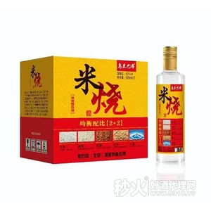 乌兰巴布米烧酒42度500mlx12瓶