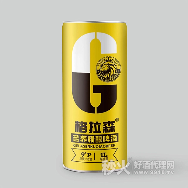 格拉森苦荞精酿啤酒1L