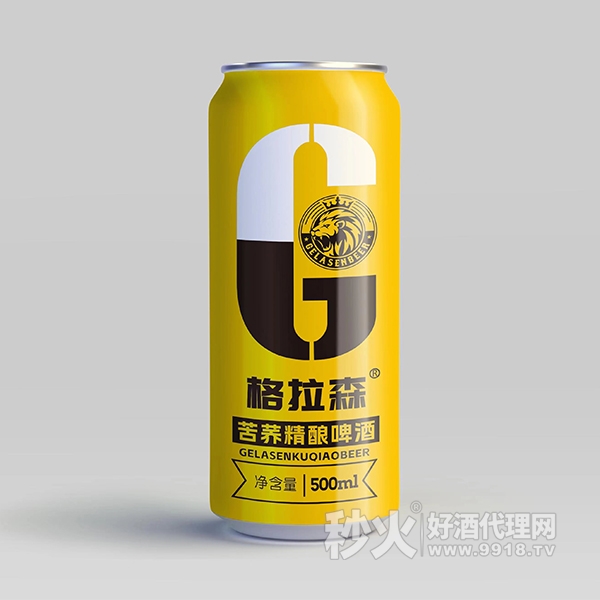 格拉森苦荞精酿啤酒500ml