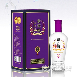 洪武井紫荞酒42度500ml