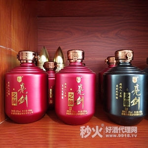 亮剑之师酒50度1000ml