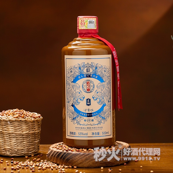 匠久道匠狮酱香型白酒53度500ml