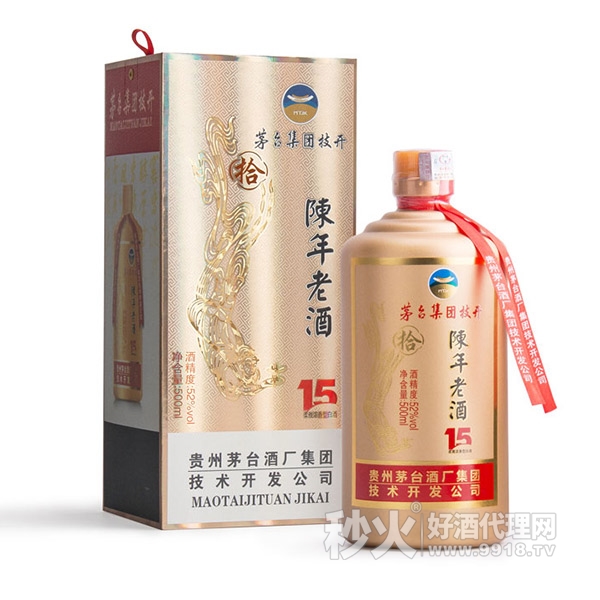 茅台技开陈年老酒15年52度500ml