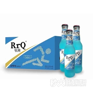 銳青RrQ藍莓味配制酒275mlx24瓶