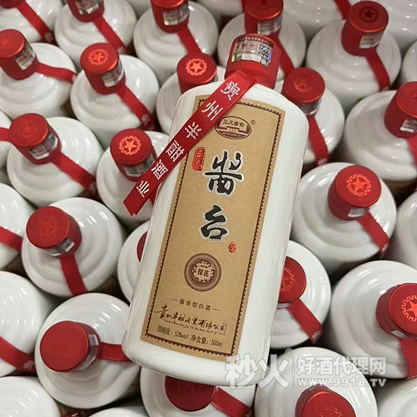 三尺酱台探花酱香型白酒53度500ml