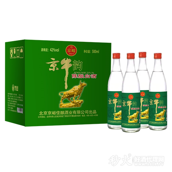 京牛韵陈酿白酒42度500ml