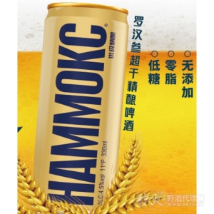 罗汉叁超干精酿啤酒330ml
