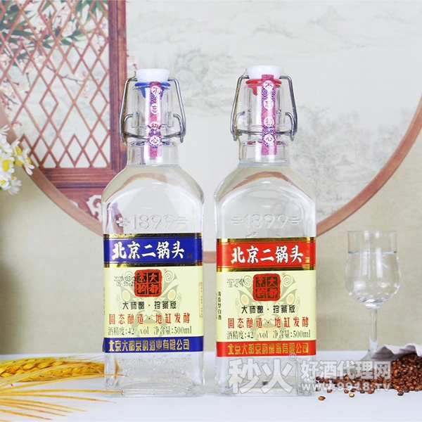 大都京韵北京二锅头清香型白酒42度500ml