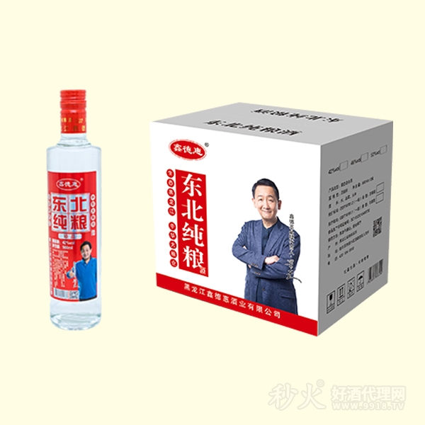 鑫德惠東北純糧酒42度500ml