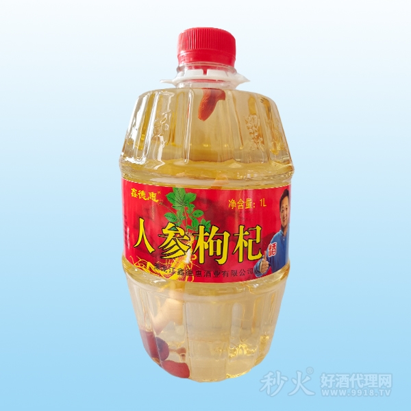 鑫德惠人参枸杞酒1L