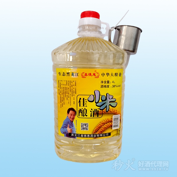 鑫德惠小米佳酿酒38度4L
