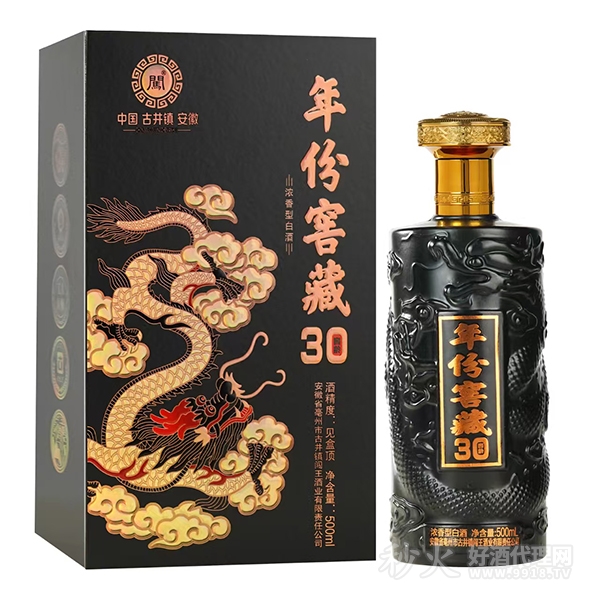 闯王30年份窖藏黑瓶500ml