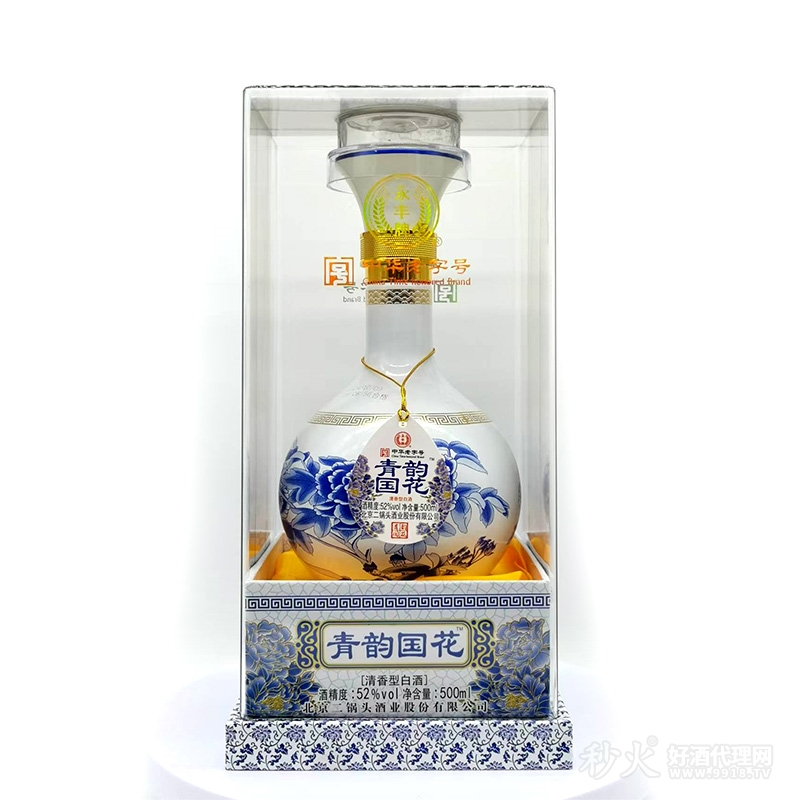 永丰牌北京二锅头青韵国花52度500ml1