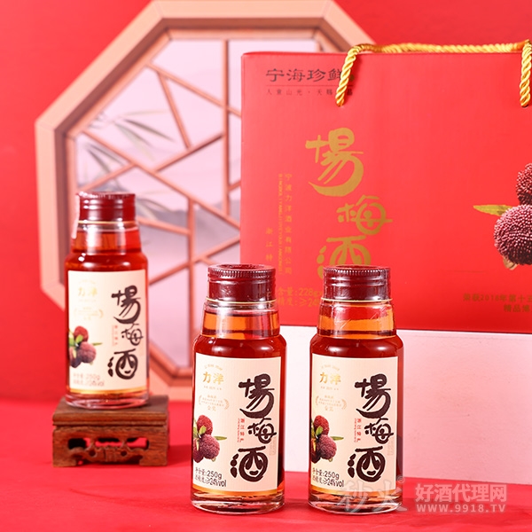 力洋宁海珍鲜杨梅酒24度250g