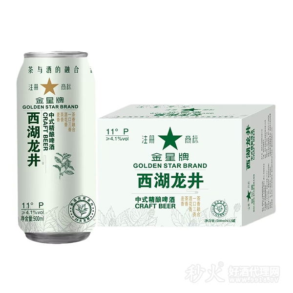 金星牌西湖龙井中式精酿啤酒500ml