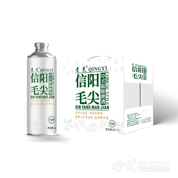 青邑信阳毛尖中式精酿啤酒1Lx6瓶