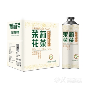 拉夫熊猫茉莉花茶中式精酿啤酒1Lx6桶