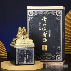 贵州迎宾酒皇玺蓝瓶酱香型53度500ml