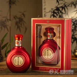 贵州迎宾酒龙凤韵20红瓶酱香型53度500ml