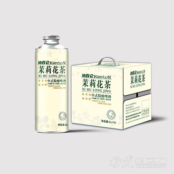 沁百仑茉莉花茶中式精酿啤酒1L