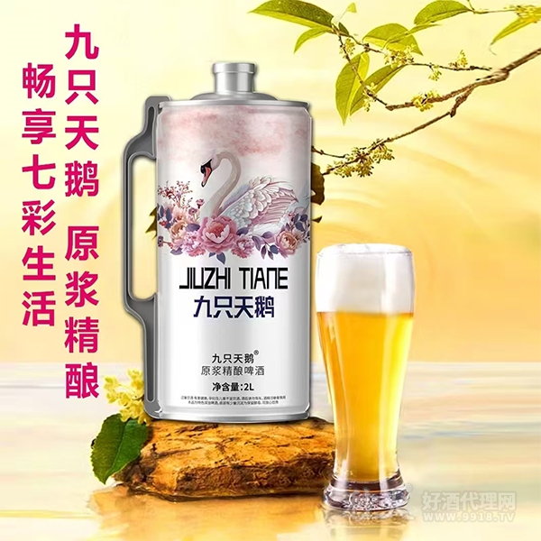 九只天鹅原浆精酿啤酒2L