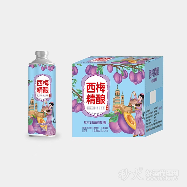 西梅精酿中式精酿啤酒1Lx6瓶