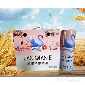 天鹅精酿白啤酒1L箱装