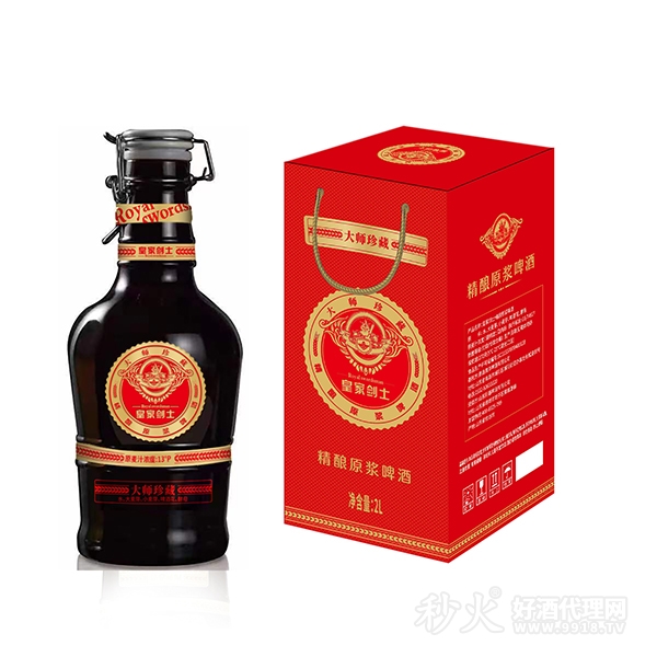 大师珍藏原浆啤酒2L