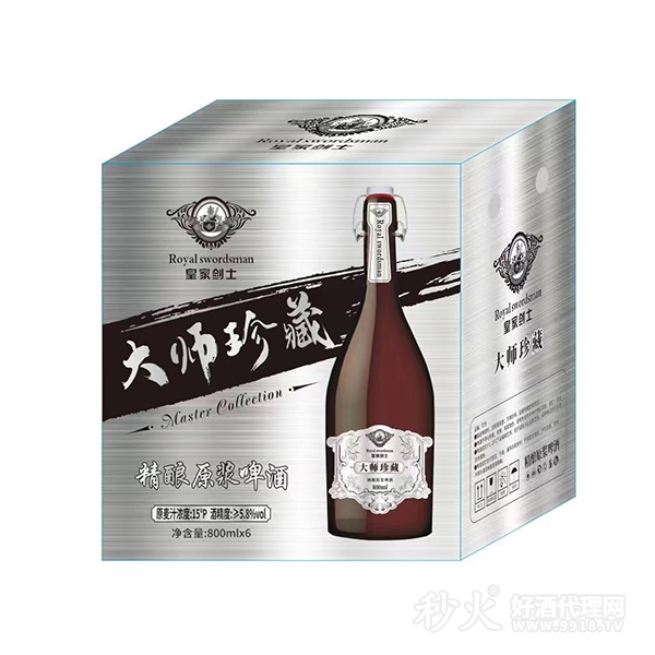 15度原浆啤酒800mlx6瓶