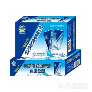 哈尔滨劲迈啤酒320mlx24罐