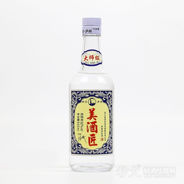 四川泸州美酒匠浓香型白酒52度500ml