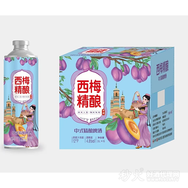 西梅精酿中式精酿啤酒1L